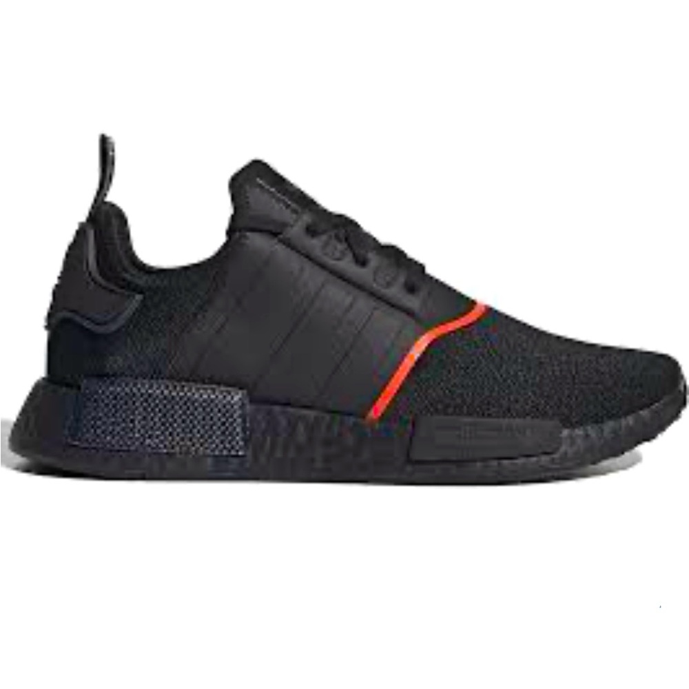 adidas NMD R1 Core Black Solar Red Line Men's - 10US